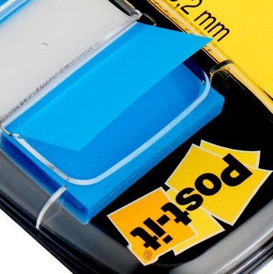 3M I680-2 etichetta autoadesiva Rettangolo Rimovibile Blu 50 pz