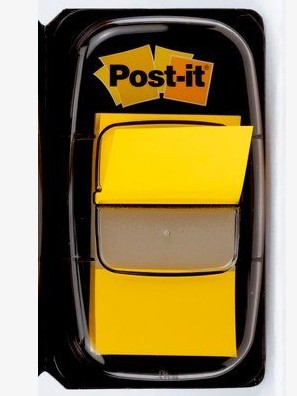 3M I680-5 etichetta autoadesiva Rettangolo Rimovibile Giallo 50 pz