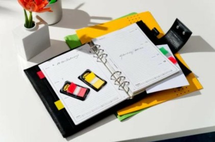 Post-It 680-P10+2 Indice a linguetta vuota Polistirolo Blu, Verde, Rosso, Giallo