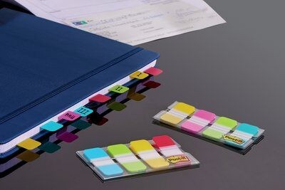 3M 676-AYPV scheda per indice Rosa, Viola, Turchese, Giallo