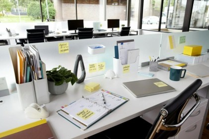 Post-It 7100290170 pouch autoadesiva Rettangolo Giallo 100 fogli Autoadesivo