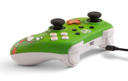 PowerA Yoshi Verde, Bianco USB Gamepad Analogico/Digitale Nintendo Switch