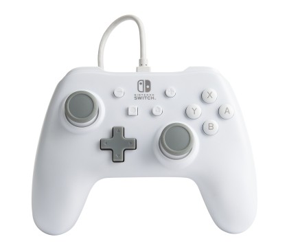 PowerA 1517033-01 periferica di gioco Grigio, Bianco USB Gamepad Analogico Nintendo Switch
