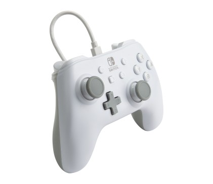 PowerA 1517033-01 periferica di gioco Grigio, Bianco USB Gamepad Analogico Nintendo Switch