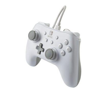 PowerA 1517033-01 periferica di gioco Grigio, Bianco USB Gamepad Analogico Nintendo Switch