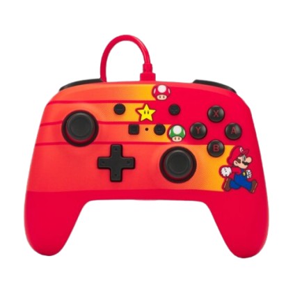 PowerA 1526539-01 periferica di gioco Nero, Blu, Arancione, Rosso USB Gamepad Nintendo Switch