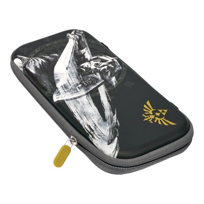 PowerA NSCS0087-01 custodia per console portatile Cover Nintendo Feltro Nero, Grigio, Bianco