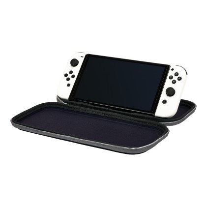 PowerA NSCS0087-01 custodia per console portatile Cover Nintendo Feltro Nero, Grigio, Bianco