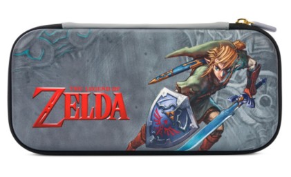 PowerA NSCS0210-01 custodia per console portatile Cover Nintendo Feltro Grigio, Multicolore