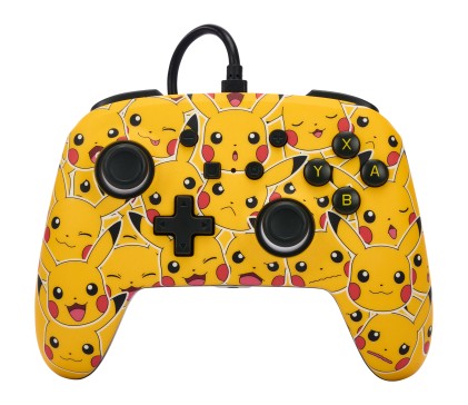 PowerA NSGP0083-01 periferica di gioco Nero, Rosso, Giallo USB Gamepad Analogico Nintendo Switch