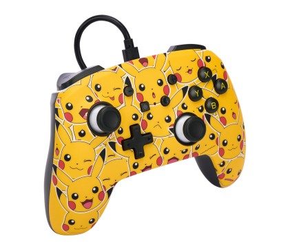PowerA NSGP0083-01 periferica di gioco Nero, Rosso, Giallo USB Gamepad Analogico Nintendo Switch