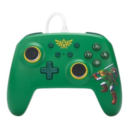 PowerA NSGP0199-01 periferica di gioco Verde, Bianco, Giallo USB Gamepad Nintendo Switch