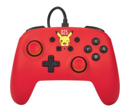 PowerA NSGP0200-01 periferica di gioco Rosso USB Gamepad Analogico Nintendo Switch, Nintendo Switch OLED