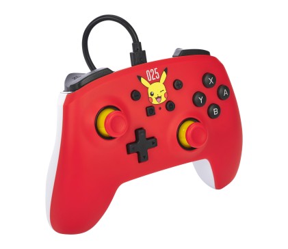 PowerA NSGP0200-01 periferica di gioco Rosso USB Gamepad Analogico Nintendo Switch, Nintendo Switch OLED