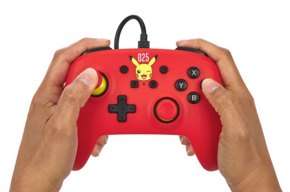 PowerA NSGP0200-01 periferica di gioco Rosso USB Gamepad Analogico Nintendo Switch, Nintendo Switch OLED