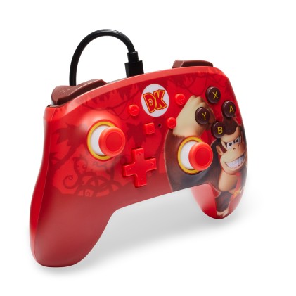 PowerA Controller cablato avanzato per Nintendo Switch - Muscolo di Donkey Kong