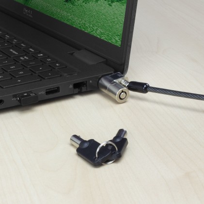 Cavo Lucchetto Sicurezza Notebook 2Mt Chiusura Con Chiave