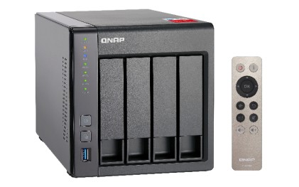 QNAP TS-451+ Collegamento ethernet LAN Tower Nero NAS