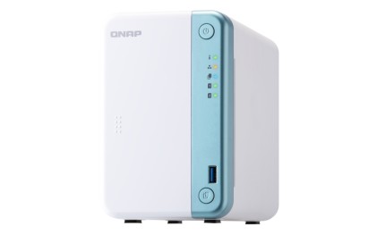 QNAP TS-251D NAS Tower Collegamento ethernet LAN Bianco J4005