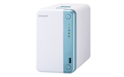 QNAP TS-251D NAS Tower Collegamento ethernet LAN Bianco J4005