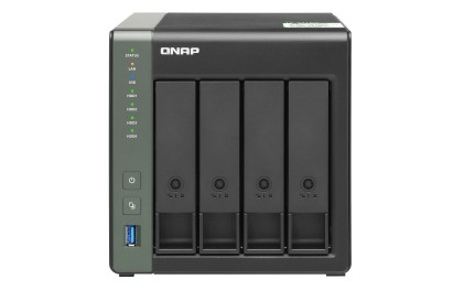 Qnap Nas Tower 4 Bay Cpu Alpine Al214 4Core 1,7Ghz + 1Gb Ram Ddr3 (Max 8Gb) + 4 Sata 6Gb/S, 3Gb/S Da