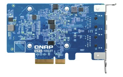 Qnap Scheda Di Rete Dual-Port (10Gbase-T) 10Gbe Network Expansion Card, Intel X710, Pcie Gen3 X4