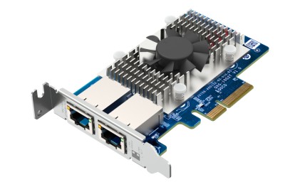 Qnap Scheda Di Rete Dual-Port (10Gbase-T) 10Gbe Network Expansion Card, Intel X710, Pcie Gen3 X4