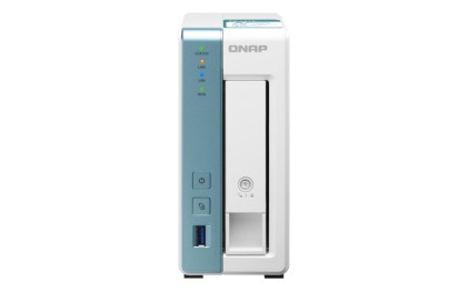 QNAP TS-131K server NAS e di archiviazione Alpine AL-214 Collegamento ethernet LAN Tower Bianco