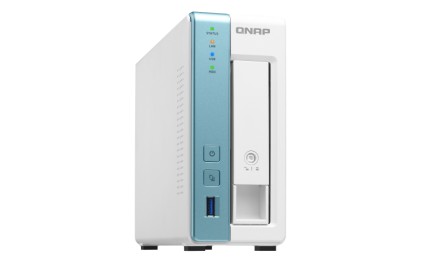 QNAP TS-131K server NAS e di archiviazione Alpine AL-214 Collegamento ethernet LAN Tower Bianco