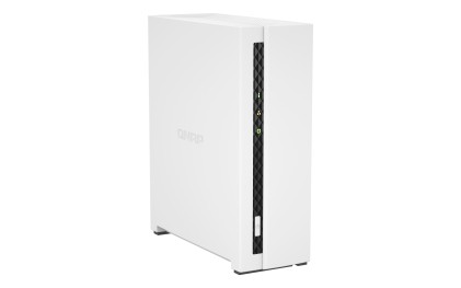 QNAP TS-133 server NAS e di archiviazione Tower Cortex-A55 2 GB DDR4 0 TB QNAP Turbo System Bianco