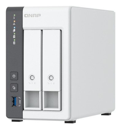QNAP TS-216G server NAS e di archiviazione Tower Cortex-A Cortex-A55 4 GB HDD Bianco