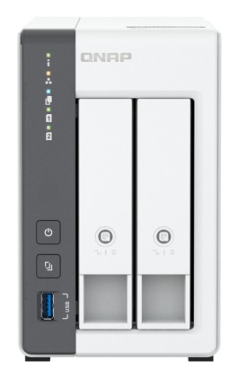 QNAP TS-216G server NAS e di archiviazione Tower Cortex-A Cortex-A55 4 GB HDD Bianco