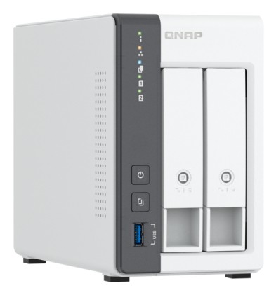 QNAP TS-216G server NAS e di archiviazione Tower Cortex-A Cortex-A55 4 GB HDD Bianco