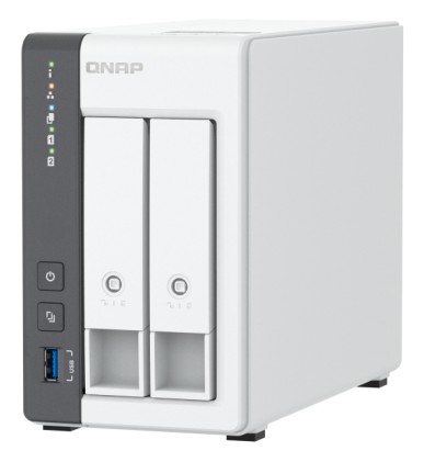 QNAP TS-216G server NAS e di archiviazione Tower Cortex-A Cortex-A55 4 GB HDD Bianco