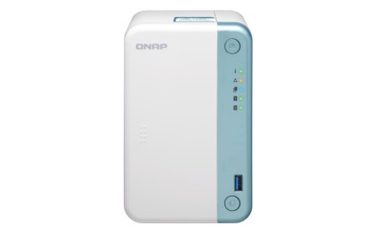 Qnap Nas Tower 2Bay 3.5" Ssd/Hdd Sata, Intel Celeron Gemini Lake J4005 2Core 2.0Ghz, 2Gb Sodimm Ddr4