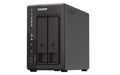 Nas Qnap Ts-253E Tower 2-Bay Cpu Celeron J6412 Dual Core + 8 Gb Ddr4 2X M.2 Gen.3X1 + 2X 2.5 Gbe