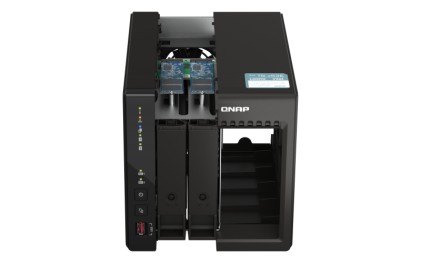 Nas Qnap Ts-253E Tower 2-Bay Cpu Celeron J6412 Dual Core + 8 Gb Ddr4 2X M.2 Gen.3X1 + 2X 2.5 Gbe