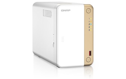 QNAP TS-262 NAS Tower Collegamento ethernet LAN Oro, Bianco N4505 - Confezione aperta