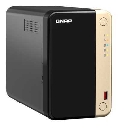 Nas Qnap Ts-264 Tower 2-Bay Cpu Celeronr N5105/N5095 Quad Core + 8 Gb Ddr4 + 2X Sata 2,5&#34;/3,5&#34; + 2X
