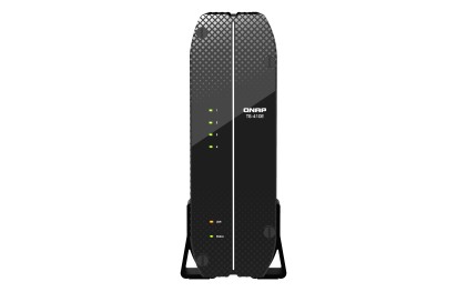QNAP TS-410E NAS Tower Collegamento ethernet LAN Nero J6412