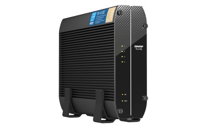 QNAP TS-410E NAS Tower Collegamento ethernet LAN Nero J6412