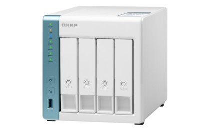 Qnap Nas Tower 4Bay 1.7Ghz Quad Core, 4Gb Ddr3L, 1X 2.5Gbe, 1X Gbe, 3X Usb3.2