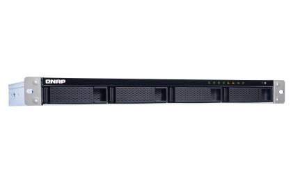 QNAP TS-431XeU NAS Rack (1U) Collegamento ethernet LAN Nero, Acciaio inossidabile Alpine AL-314