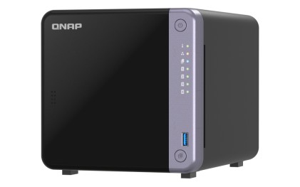 Qnap Nas - 4-Bay 3.5&#34; Desktop Nas, Al524 4C 2.0Ghz, 4Gb Ddr4 Ram (Max 16Gb), 1 X 10Gbe Sfp+, 2 X 2.5