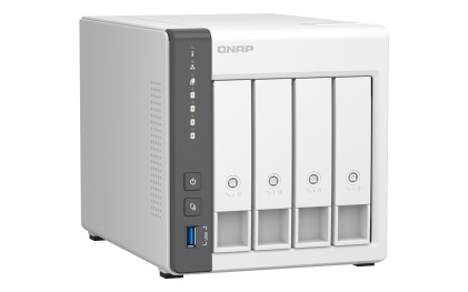 QNAP TS-433 NAS Tower ARM Cortex-A55 4 GB 0 TB QNAP QTS Bianco