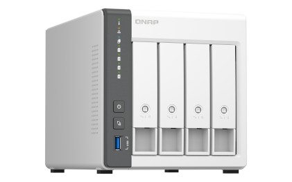 QNAP TS-433 NAS Tower ARM Cortex-A55 4 GB 0 TB QNAP QTS Bianco