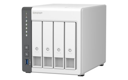 QNAP TS-433 NAS Tower ARM Cortex-A55 4 GB 0 TB QNAP QTS Bianco