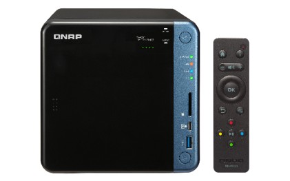 QNAP TS-453B J3455 Collegamento ethernet LAN Tower Nero NAS