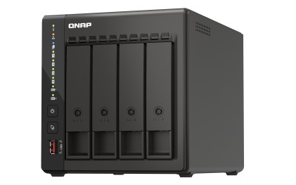 Nas Qnap Ts-453E Tower 4-Bay Cpu Celeron N4505 Dual Core + 8 Gb Ddr4 2X M.2 Gen.3X1 + 2X 2.5 Gbe