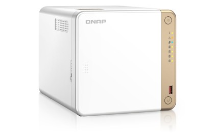 QNAP TS-462-4G server NAS e di archiviazione Tower Collegamento ethernet LAN Bianco N4505